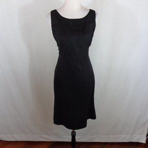 NEWPORT NEWS WOMEN'S SHEATH DRESS SZ 8 BLACK.